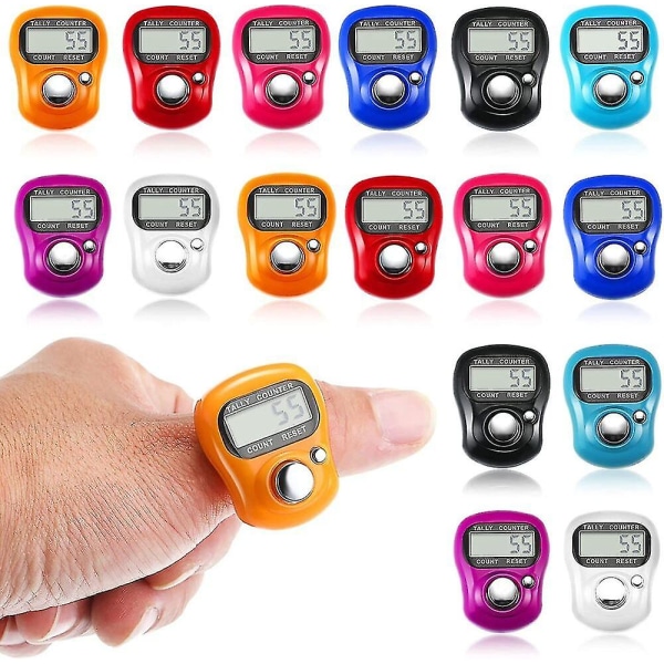 Finger Ring Digital Tasbeeh Tasbih Tally Counter Timer Religiös Stickning Rad WUy
