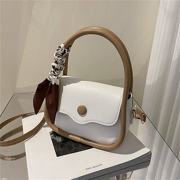Ny Fashion Designer Skuldertaske Kvinder Mærke Blød PU Læder Håndtag Håndtaske Kvinde Klassisk Casual Solid Kvinder Crossbody Taske Khaki