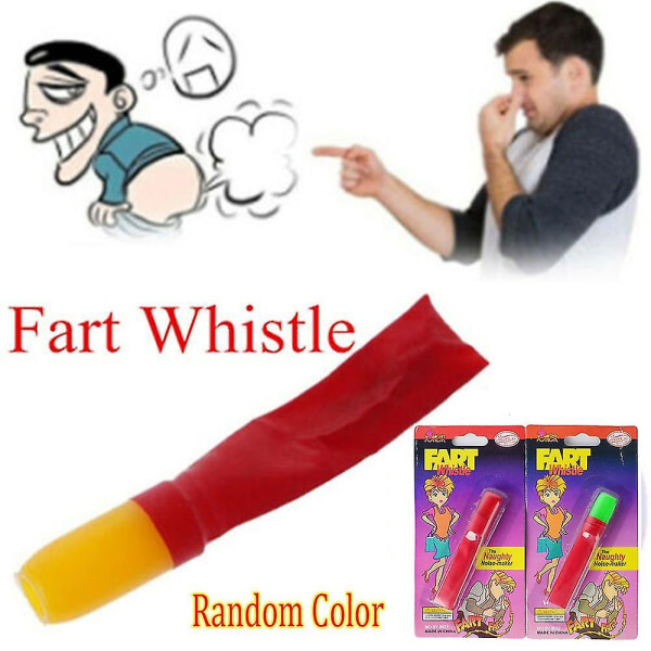 Tricky Toy Fart Whistle Funny Party Joulusukkafiller Xmas Gift Party Game (4 kpl)