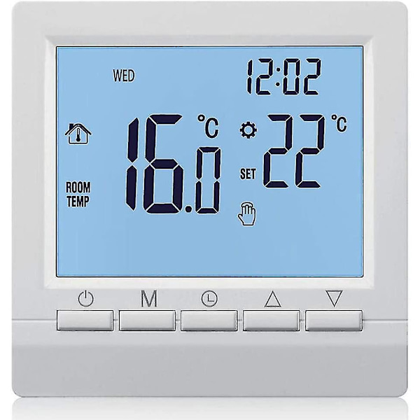 Digital Gas Boiler Thermostat 3a Veckoprogrammerbar Rumstermostat