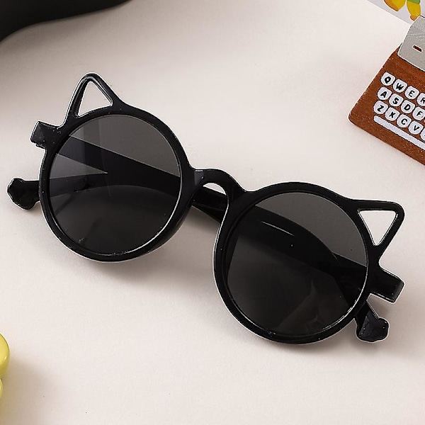 Nya barns mode solglasögon flicka söt liten kattformad solglasögon söt pojke utomhus solskydd glasögon UV400 Oculos De Sol（A3）