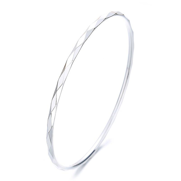 925 Sterling Sølv Armring Armbånd Stakbare Armringe til Kvinder/Piger
