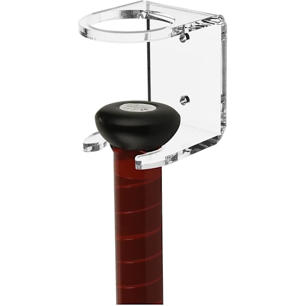 4 st Akryl Baseball Bat Väggfäste, Baseball Bat Rack, Väggmonterad Baseball Bat Hållare, Softball Väggställ Hållare Rack, För Förvaring Eller Visning