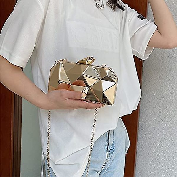 GHYT Naisten Vintage Clutch-laukku Cocktail-hääjuhlailtapuku Clutch-laukku