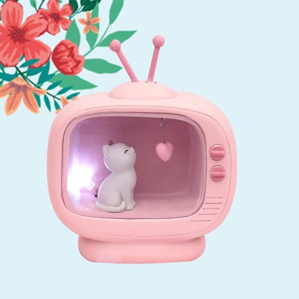 Natlampe,Tegnefilm Kat Natlys, TV-form Dekorativt LED-lys til piger Babyer Børneværelse