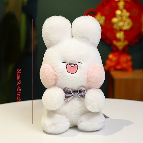 Dukke Yangzhou Plys Legetøj Engros Beroligende kanin Dukke Klømaskine Kludedukke Fødselsdagsgave（A）