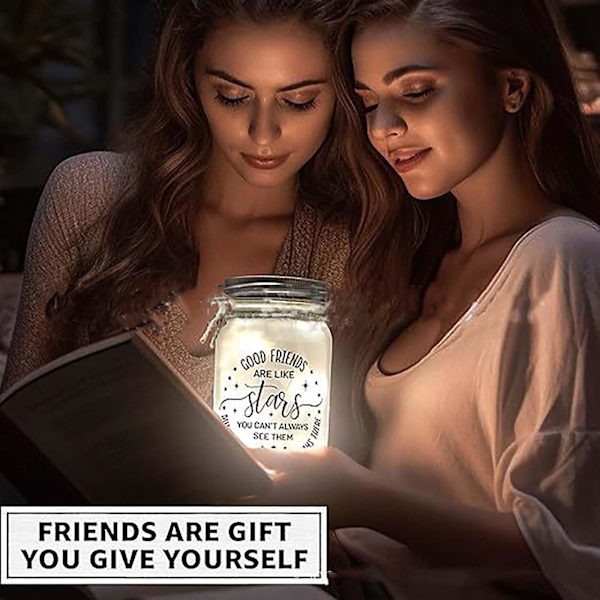 Mason Jar Ljus Födelsedagspresenter Till Vän Mason Jar Lampa