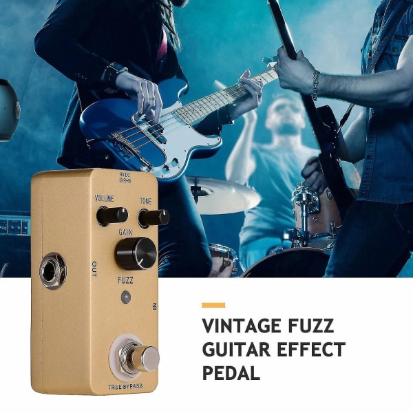 Guitar Fuzz /äänitys/faz/reverb, tehoste Kätevä kannettava pedaali sinkkiseos kuori-musiikki-instrumentti