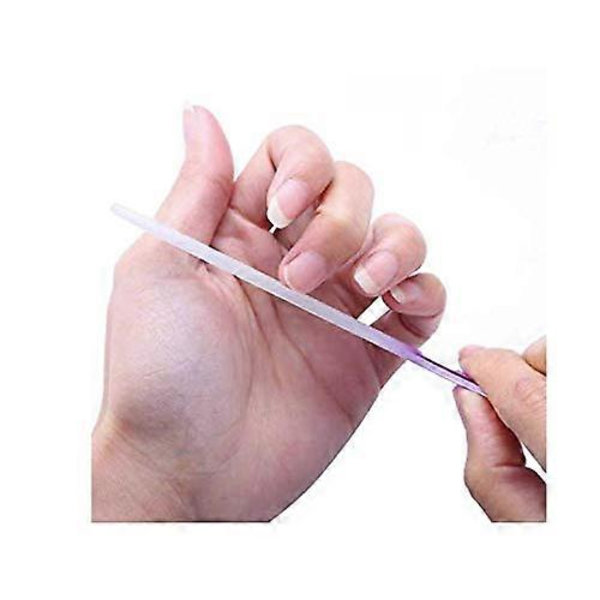 5 st Kristallglas Nagelfilar, Färgglada Nagelfilar Manikyr Nagelkonst Dekoration Makeup Verktyg
