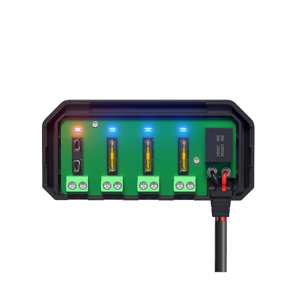 Säkringsdosa för bil Elektrisk isolering Batteriskydd Kopplingsdosa LED-indikatorlampa Värmebeständig