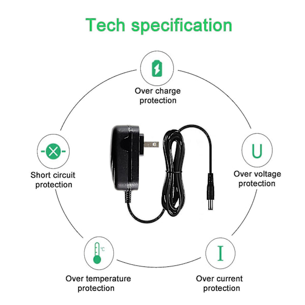 12 V:n vaihtovirtalähde, yhteensopiva Cambridge Audio Dacmagic Plus Upsampling Dac Hui-5-f1:n kanssa