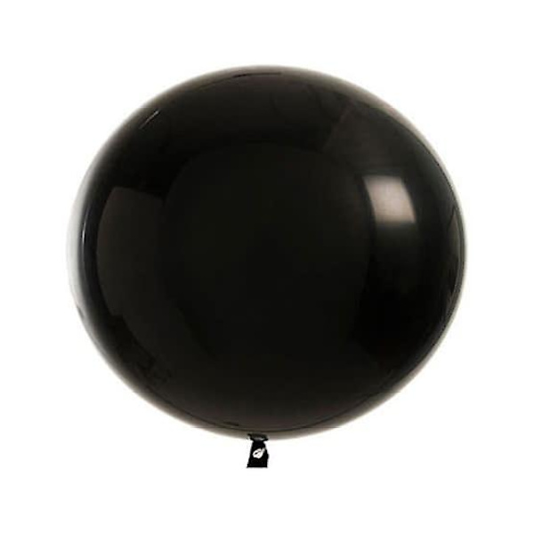 Svart ballong 80 cm