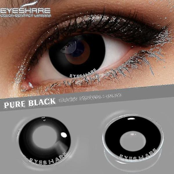 2 kpl Cosplay värilliset piilolinssit silmille Kosmeettiset värilliset piilolinssit Anime piilolinssit Kauneus Puipls Meikki piilolinssit