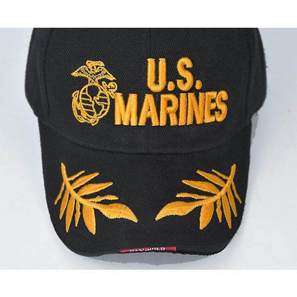 Us Marines Broderad Baseballkeps Utomhus Baseballkeps Casual Kep Uv Kep Andningsbar Kep