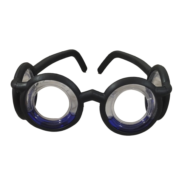 Anti-rörelsesjuka glasögon lindra bilsjuka luftsjuka sjösjuka glasögon illamående lindra glasögon för vuxna barn（svarta）