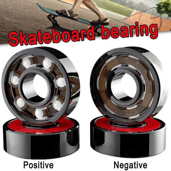 4 stk keramiske lejer højhastigheds slidbestandige til skate skateboard hjul