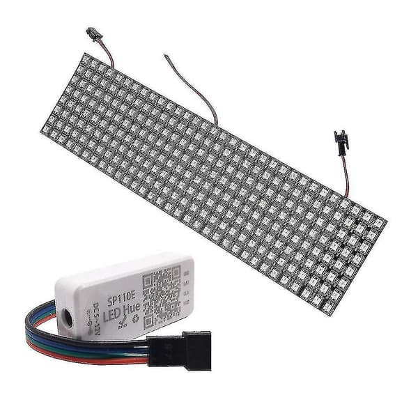 WS2812B LED-stripe 8x32 Digital Panel SP110E Bluetooth-styring