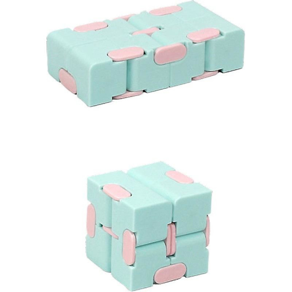 Vinterkampanj, stressavlastande leksaker, söta miniga unika prylar, lindra ångest och döda tid (macarons blå)