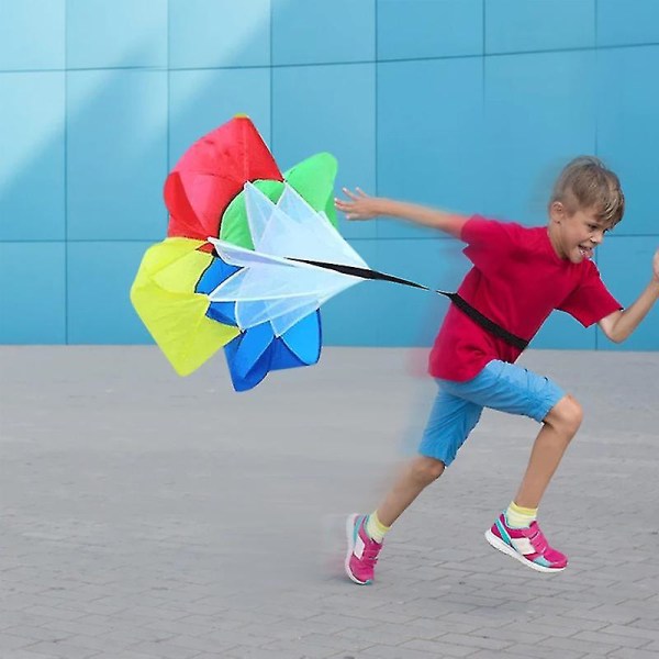 Hastighetsmotstånd fallskärm utomhus rolig sportleksak för barn