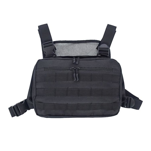 Taktisk brystveske, Recon Kit-vesker, Combat Chest Pack, Taktisk vest, Frontlomme, Radiosele, Holster, Airsoft Ammo Tool Pouch, Skjult bærestropp