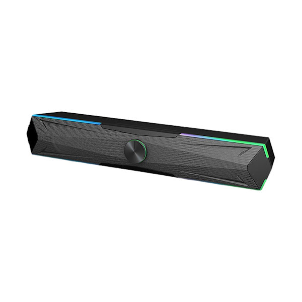 Dator Bluetooth-högtalare Högtalare RGB Ljusutsändande Subwoofer Stereo Surround USB Stereo Dator TV Universellt Ljudsystem