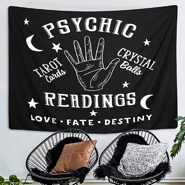 Ghyt Sort Mandala Vægophæng Håndlavet Boheme Væg Tæppe Soveværelse Stue Hjem Indretning