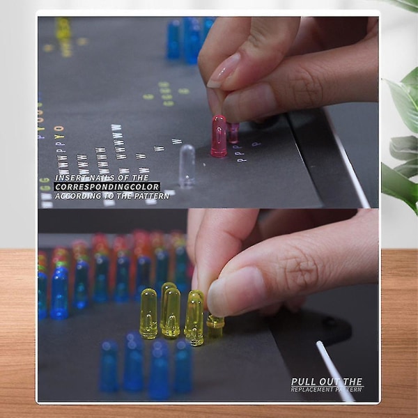 Light Up Board Set Magic Diy Led Pixel Lights Picture Tablettleksaker för barn presenter