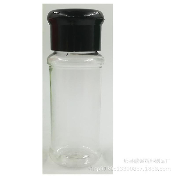 20 x 100 ml plastflaskor med flipplock, dispenserflaskor, förpackningsflaskor, pulverflaskor