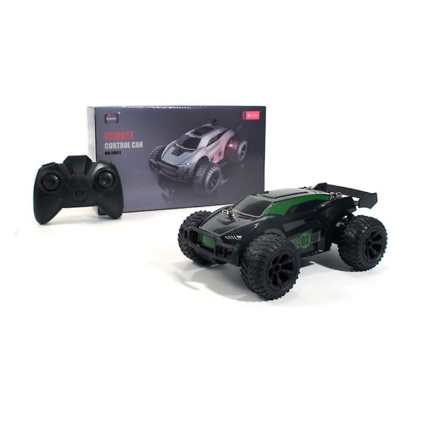 Børnefjernbetjening Bil Offroad Vehicle Fjernbetjening Stunt Racing pædagogisk legetøj til børn（grønt）