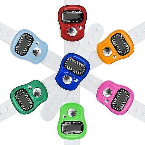 Finger Ring Digital Tasbeeh Tasbih Tally Counter Timer Religiös Stickning Rad WUy