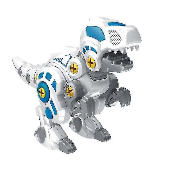 Diy muttermontering Tyrannosaurus Triceratops modell skruv mutter kombination leksak（Stil B）