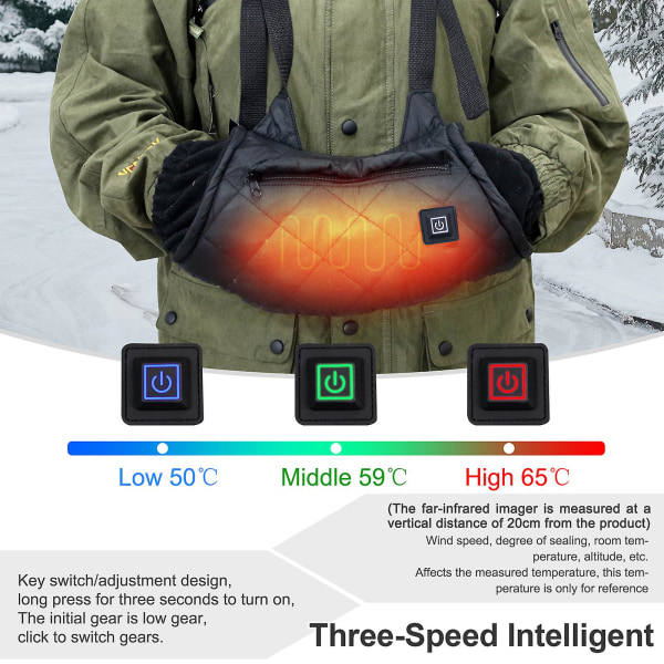 Sun UV Håndvarmere Armærmer Udendørs Produkt Opvarmet Højfrekvent Smart Hensynsfuld Design Beskyttelse Lange Handsker（Camouflagegrønne）