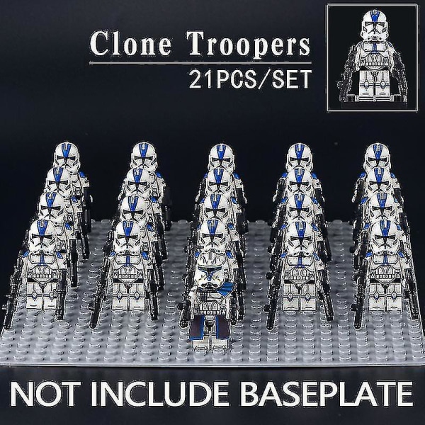 501. Legion Clone Trooper Army Set Mini Kapteeni Rex Jesse ja Kaiku Tähti Kapteeni Rex 501. Kloonisotilas Wars Figuurit Tiilet