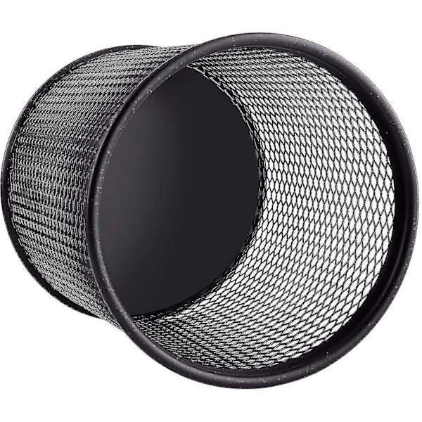 Pennställ Mesh Pennahållare Metall Pennahållare För Skrivbord Kontor Pennorganisatör Svart, 2-pack