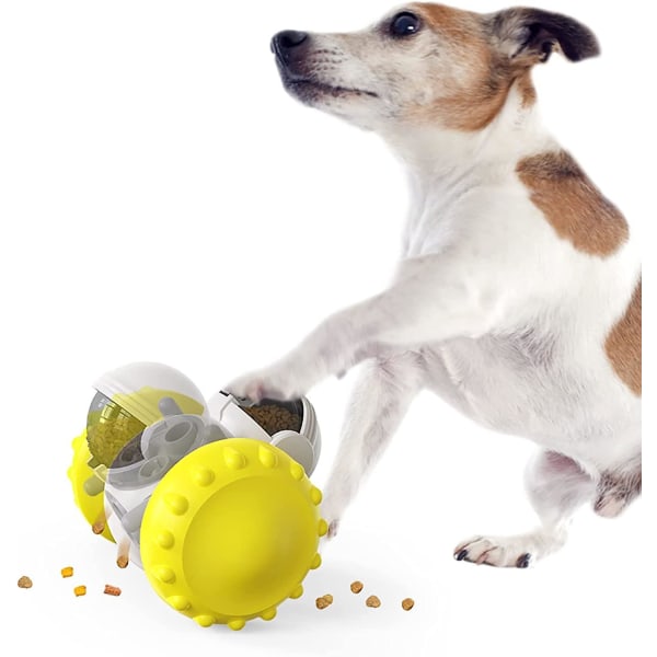 Treat Dispensing Puzzle Slow Feeder Legetøj til små hunde, Sjovt multifunktions interaktivt jagthundelegetøj, Forbedrer kæledyrs fordøjelse, Robot Shape Hundelegetøj, Gr.