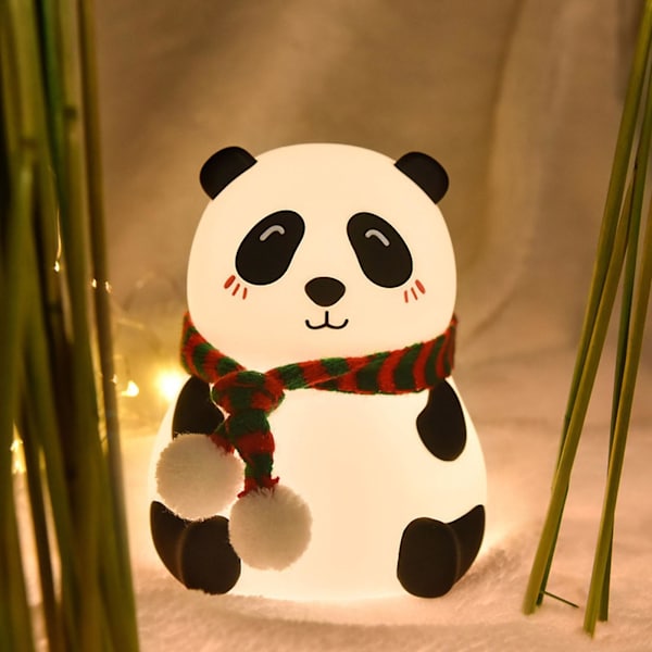 Mini Djur Silikon Ljus USB Laddning Färgglad Klappa Nattlampa Led Cartoon Nattlampa