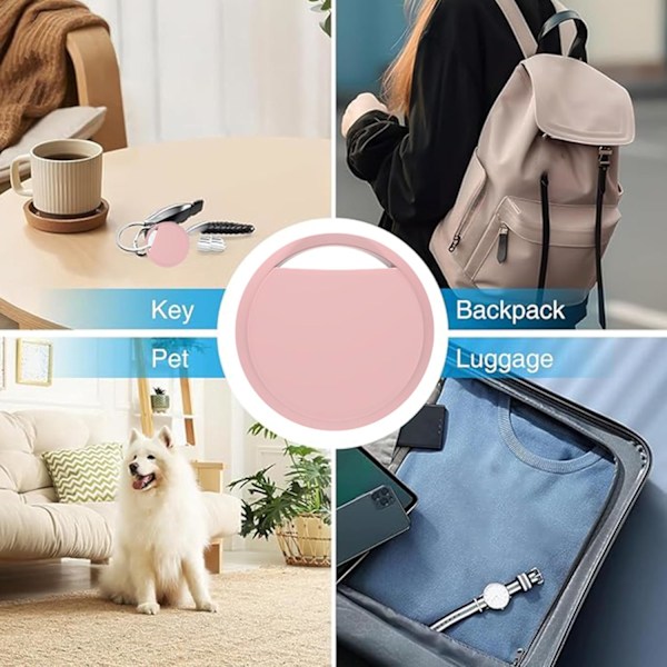 2 kpl Smart Tag Bluetooth-paikanninta (vain iOS), Kevyt Tag, joka estää matkatavaroiden, lompakoiden, avainten ja laukkujen katoamisen