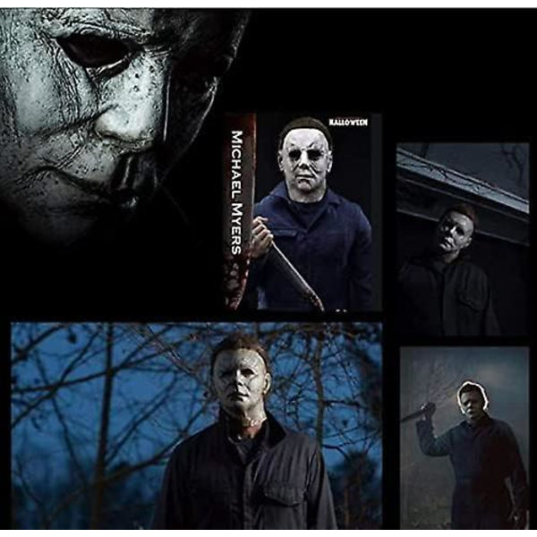 Michael Myers Huvudmask Maskeradklädsel För Halloweenfest (Michael Myers Mask)