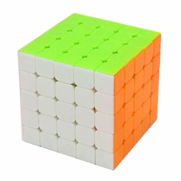 5x5x5 Stickerless Magic Cube 2,5 tommer