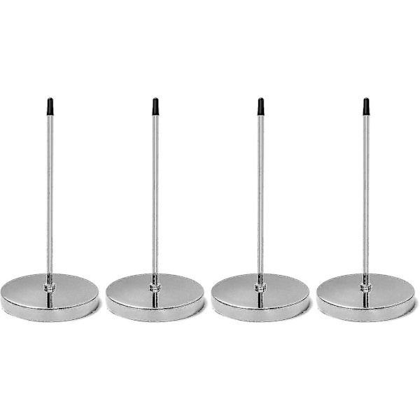 4 stk. kvitteringsholder til skrivebord, pigspids til kvitteringer, regninger, restaurantregninger, pigge