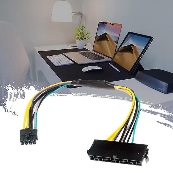 24-pin til 8-pin ATX strømforsyningsadapterkabel til DELL PC - SNNGV