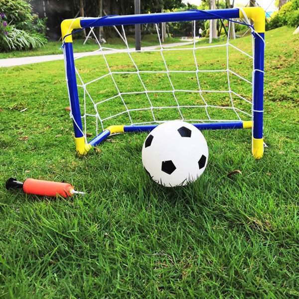 Nya Sport Kids Mini Fotboll Mål Set Bakgård Inomhus Mini Nät och boll 60cm Set