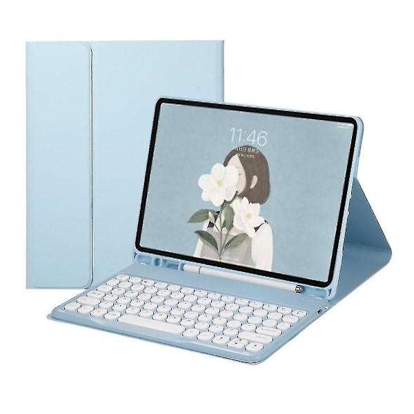 Tangentbordsfodral med pennhållare för iPad 8:e/7:e generationen 2020/2019/ iPad 10.2/10.5 2017/ iPad Air 3, Fodral för iPad 8:e/7:e Air 3 med avtagbar