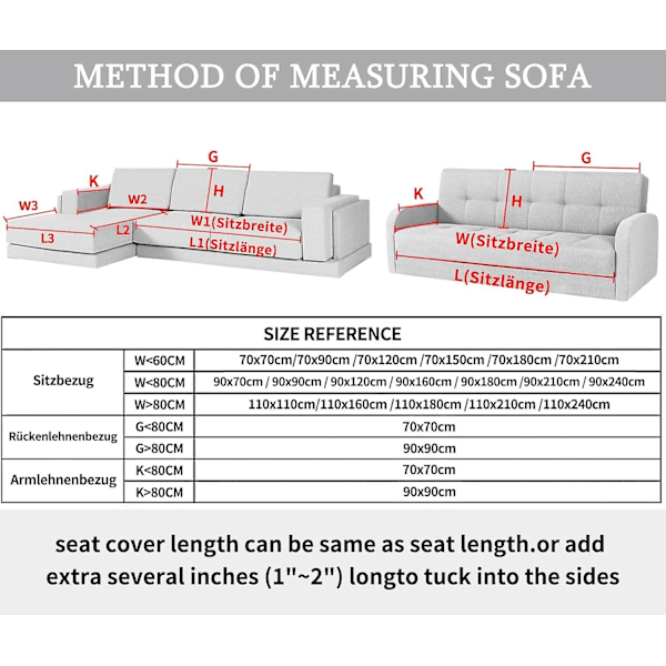 Hörnsoffaöverdrag, Chaise Lounge Överdrag Quiltat Soffaöverdrag Med Armstöd Med Vänster/höger Meridian - L-format Fläcktåligt Soffa Skydd 70*150cm