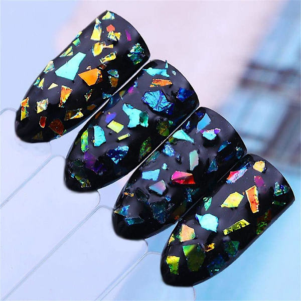 Nagelkonst Sequins Glitter (1# Gsp-124+ Glitter Pärlflagor) Makeup