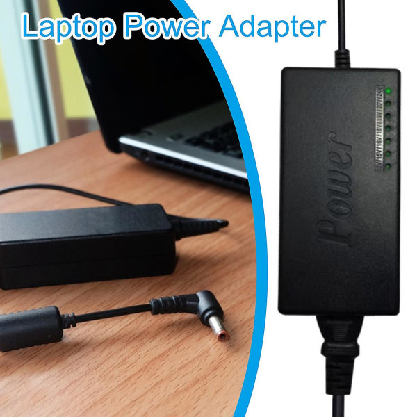 Laptop-strömadapter 96w 8-omvandlare 12-24v justerbar EU-kontakt Hög effekt Bärbar universell notebook Ultrabook-laddare Datortillbehör - Snngv