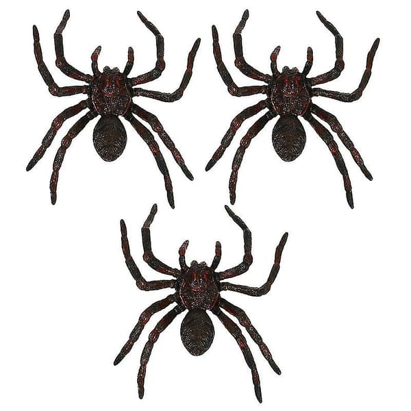 3 st Halloween-spindel