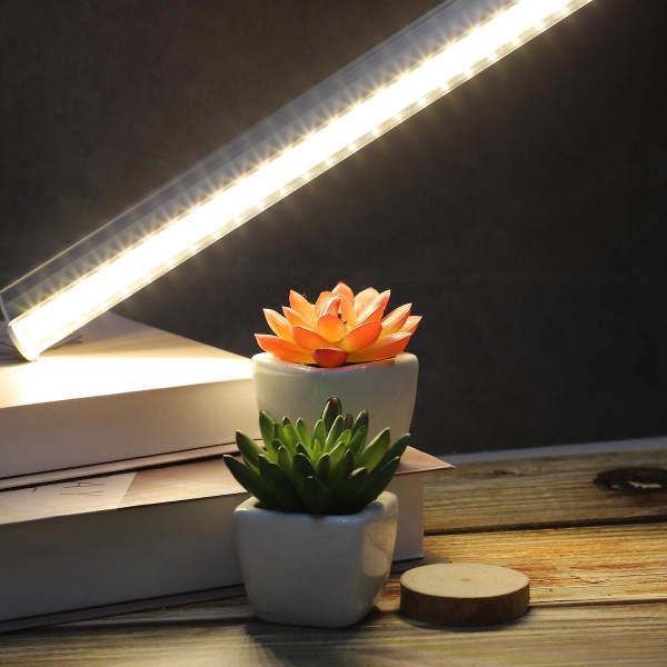 LED Grow Light, High Output Plant Grow Light Strip, Full Spectrum Solljusersättning för inomhusväxt (USA, Vit)