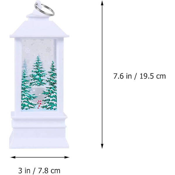 Hög Jul Ljuslykta Snögubbe Dekorativ Hängande Lykta Julgran Skrivbordsdekorationer För Hem Trädgård