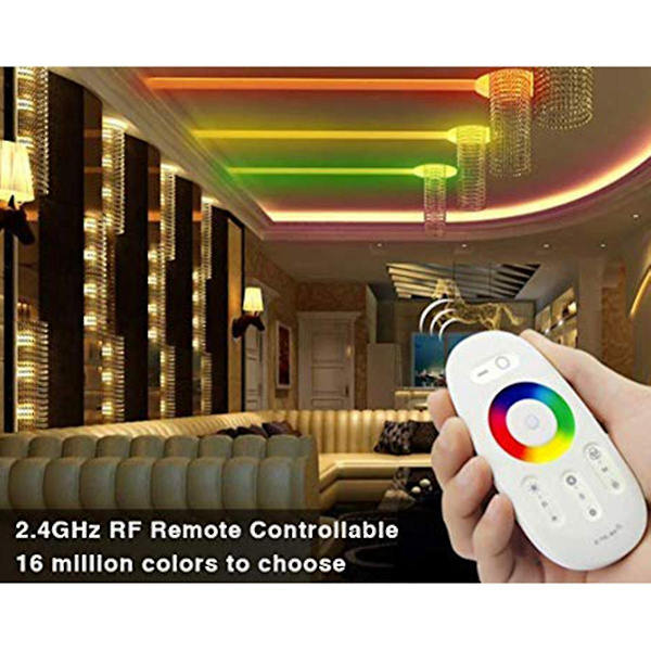 Rf Led Fjärrkontroll 2.4ghz Trådlös Rf Touch Led Rgb Dimmer Controller För 5050 3528 Rgb Ljus